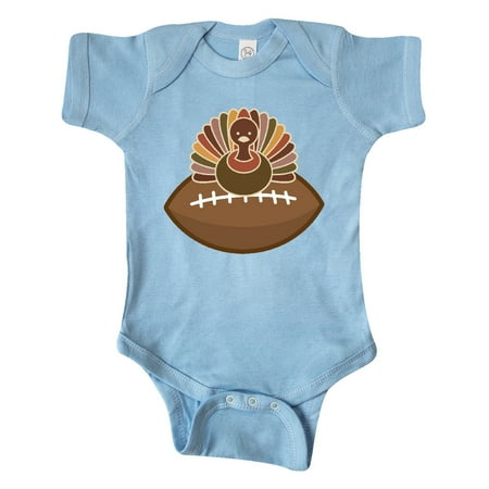 

Inktastic Thanksgiving Football Turkey Gift Baby Boy Bodysuit