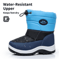thumbnail image 3 of Blikcon Kids Snow Boots Boys Girls Lightweight Slip Resistant Waterproof Winter Boots (Toddler/Little Kid), 3 of 7