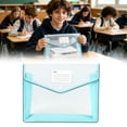 1Pcs Light Green Plastic Expanding File Folders, Envelopes with Snaps ...