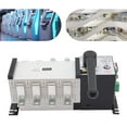 thumbnail image 4 of Automatic Transfer Switch, 250A Industrial Automatic Transfer Switch 110V Dual Power Generator Changeover Switch Support Manual/Auto Adjustment Switch, 4 of 9