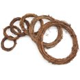 thumbnail image 3 of Round Natural Rattan Ring Christmas Garland Hanging Ornament DIY Floral Wreath Wedding Decoration Home Decor 10/12/15/20/25/30cm, 3 of 5