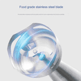 thumbnail image 2 of High Power Food Mixer Speeds Hand Blender Electric Four-Blade Ice Crushing Kitchen Vegetable Fruit Stirring EU Plug, 2 of 6