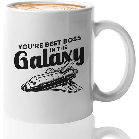 

Astronaut Coffee Mug 11oz White You re Best Boss Funny Worker Coworker Leader Galaxy Space Astronomy