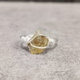 thumbnail image 3 of Natural Citrine Ring, Rough Citrine Gemstone Ring, November Birthstone, Wire Band, 925 Sterling Silver, Womens Ring, Christmas, Thanksgiving, Handmade, Statement Jewelry, Rough Gemstone Jewelry, 3 of 6