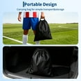 thumbnail image 4 of Yeshouse Juego de portería de fútbol de 1,8 x 1,2 m, portátil, paquete de 2 redes plegables con balón, bomba, conos y bolsa – Equipamiento de fútbol para niños para el jardín, fácil montaje, 4 of 7