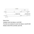 thumbnail image 5 of Linear Actuators With Remote Control Max Load 1100N Stroke 10-300mm Stainless Steel Push Rod Small Telescopic Motor ,Against Corrosion, 5 of 8