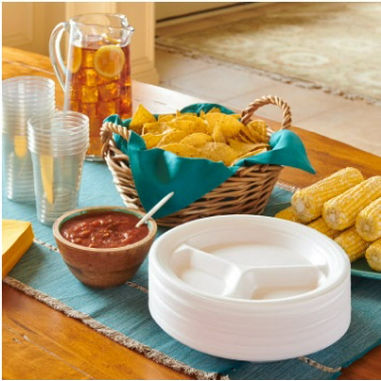Hefty Supreme Heavy Duty Foam Plates, 10.25-inch, 200 Ct - Walmart.com