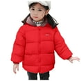 thumbnail image 5 of Akiihool Boys Winter Coat Boys Hoodies Heavyweight Fleece Jackets for Kids Flannel Shirt Jacket Cozy Plaid Flannel Shacket (Red,5-6 Years), 5 of 7