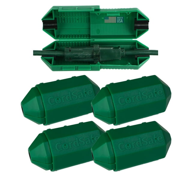 CordSafe Plus Electrical Extension Cord Plug Protector Safety Cover