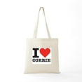 thumbnail image 5 of CafePress - I Love Corrie Tote Bag - Unisex Canvas Tote Bag, Beige, 1-Piece, 5 of 6