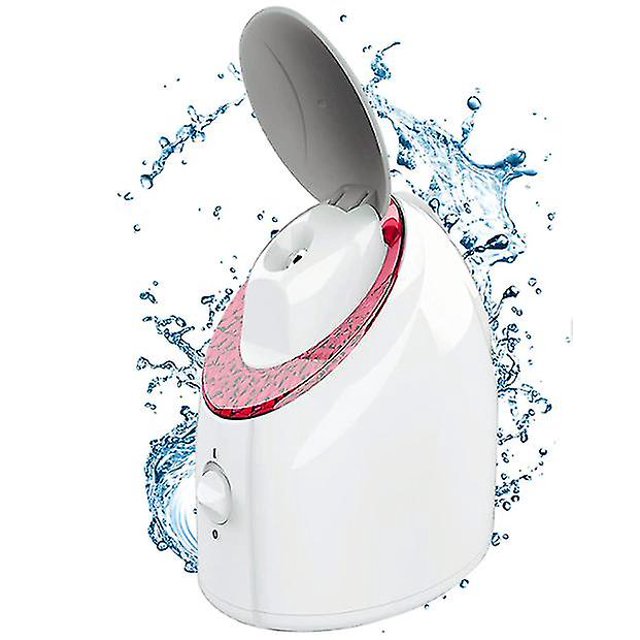 Vaporizador Facial Nano Lonic Spray Vaporizador Facial Sauna Spa Vaporizador Facial Limpieza Profunda E Hidratante,Rosado