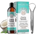 thumbnail image 1 of Coconut Peppermint Oil With Tongue Scraper, Mouthwash Contains with Coconut Oil FQ, 1 of 5