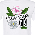 thumbnail image 4 of Inktastic Mississippi Girl Magnolia Flowers and Leaves T-Shirt, 4 of 5
