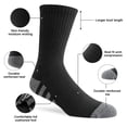 thumbnail image 2 of DIFFYBOX Mens Cushioned Athletic Crew Socks, 5 Pairs Moisture Wicking Breathable Work Hiking Running Socks for Men Size 10-13 & 13-15, 2 of 8
