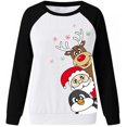 thumbnail image 4 of DPTALR Noël Femmes Décontracté Manches Longues Imprimé Sweat-Shirts Tops, 4 of 7