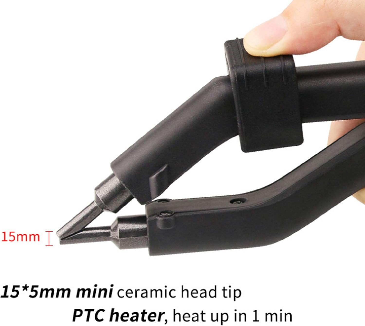 Heat Hair Connector Adjustable Temperature Heating Tip Hair Extension Iron, Fusion Hair Extension Iron Keratin Bonding Tools New Version Home USE