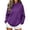 AFG32-Purple, variant on VV AVEORS Mock Neck Sweatshirt Women 2026 Fall Winter Oversized Turtleneck Lightweight Pullover Teens Long Sleeve Sweatshirts Green XL