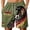 Z1Army Green, variant on Womens High Waisted German Flag Graphic Print Athletic Shorts Loose Fit Tie Waist Workout Activewear Bottoms