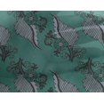 thumbnail image 4 of oneOone Georgette Viscose Fabric Leaves Block Print Fabric By The Yard 42 Inch Wide, 4 of 4