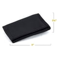 thumbnail image 2 of Men's Nylon Trifold Wallet w/Inside ID. Color -  Black. Made in USA, 2 of 2