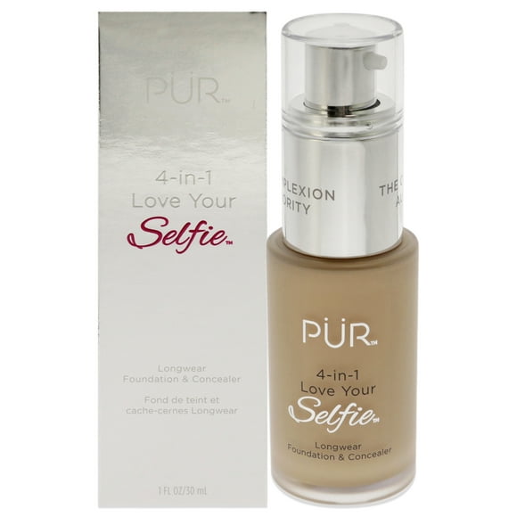4-in-1 Love Your Selfie Longwear Foundation and Concealer - LN4 by Pur Minerals for Women - 1 oz Makeup