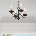 thumbnail image 4 of Livex Lighting Heritage Mini Chandelier in Black, 4 of 11