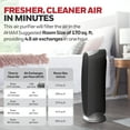 thumbnail image 2 of Honeywell QuietClean® Air Purifier, Medium- Large Rooms (170 sq.ft), HFD120Q, Black, 2 of 9