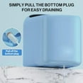thumbnail image 5 of Countertop Ice Maker, Portable Ice Machine, Self-Cleaning, Basket and Scoop, 6mins Quicklce Making, 33lbs/24Hrs,2 Sizes of Bullet Ice,for Home,Kitchen,Party,Blue, 5 of 11