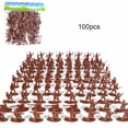 thumbnail image 3 of CNKOO 100 Pcs Mini Soldats Modèle Ensemble de Jeu Militaire Armée Hommes Figurines d'Action Jouets, 3 of 12