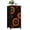 Color 1, variant on African Dresser for Bedroom with 4 Storage Drawers Lion Ornate Patterned Mane African Savanna Dressers Chest of Drawers Steel Framed Fabric Closet Organizers for Entryway Wood Top Tall Dresser