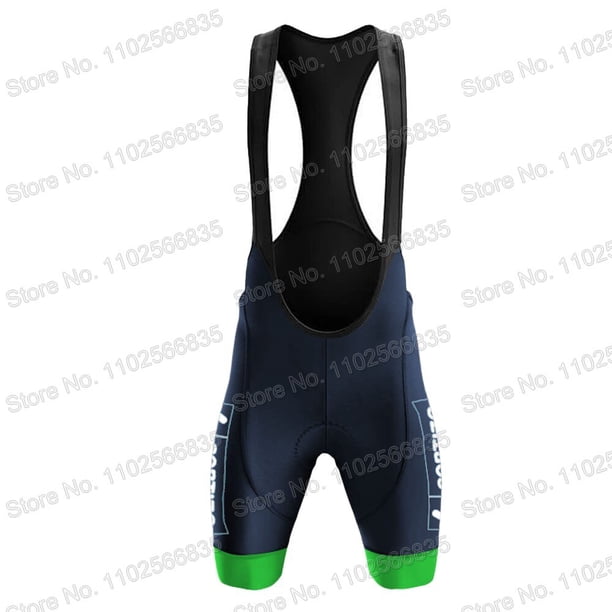 Maillot del Equipo de ciclismo para hombre, camiseta de manga corta y pantalones cortos con pechera, color verde, España, 2023 qiuyongming unisex