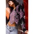 thumbnail image 2 of Abrigo de mujer de primavera 2024, chaqueta con estampado de estrellas y borlas, chaqueta con borde de piel, cárdigan de manga larga, chaqueta de estilo bohemio para mujer, 2 of 4