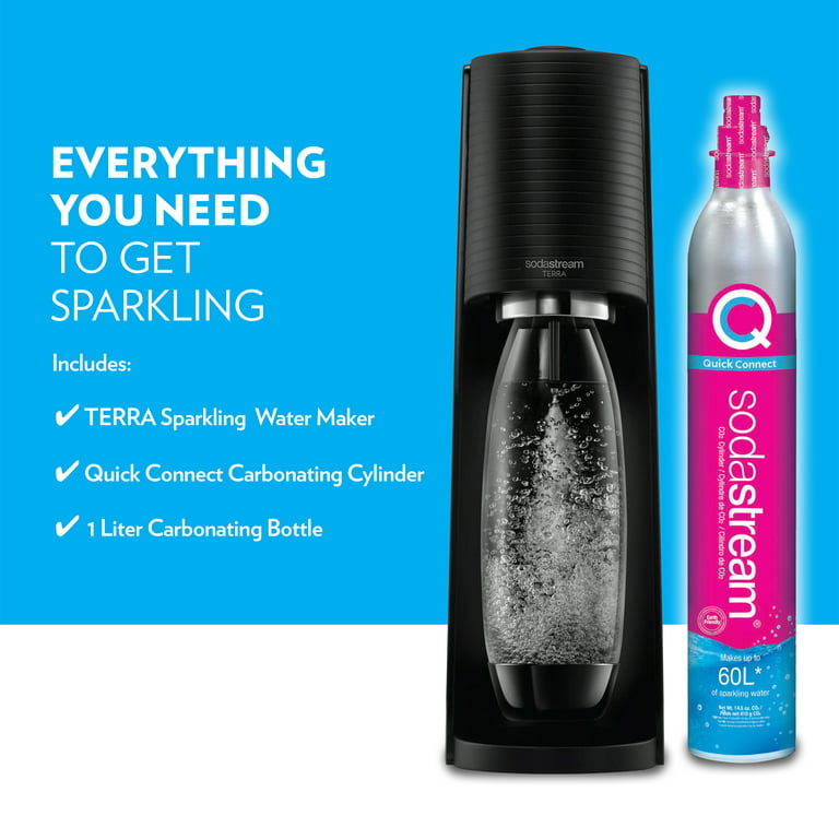 Sodastream Terra Sparkling Water Maker - Black
