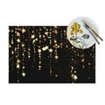 thumbnail image 4 of XMXY Woven Placemats Set of 6 PCS, Stars Decoration Table Mats Washable Heat Resistant Placemats, 4 of 6