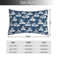 thumbnail image 2 of Fuzoiu Snow Penguin Print Fuzzy Pillowcases, Super Soft Pillow Case Cover with Zipper for Bedroom, Sofa, Couch,Cozy Pillow Shams for All Seasons-16"x24", 2 of 6