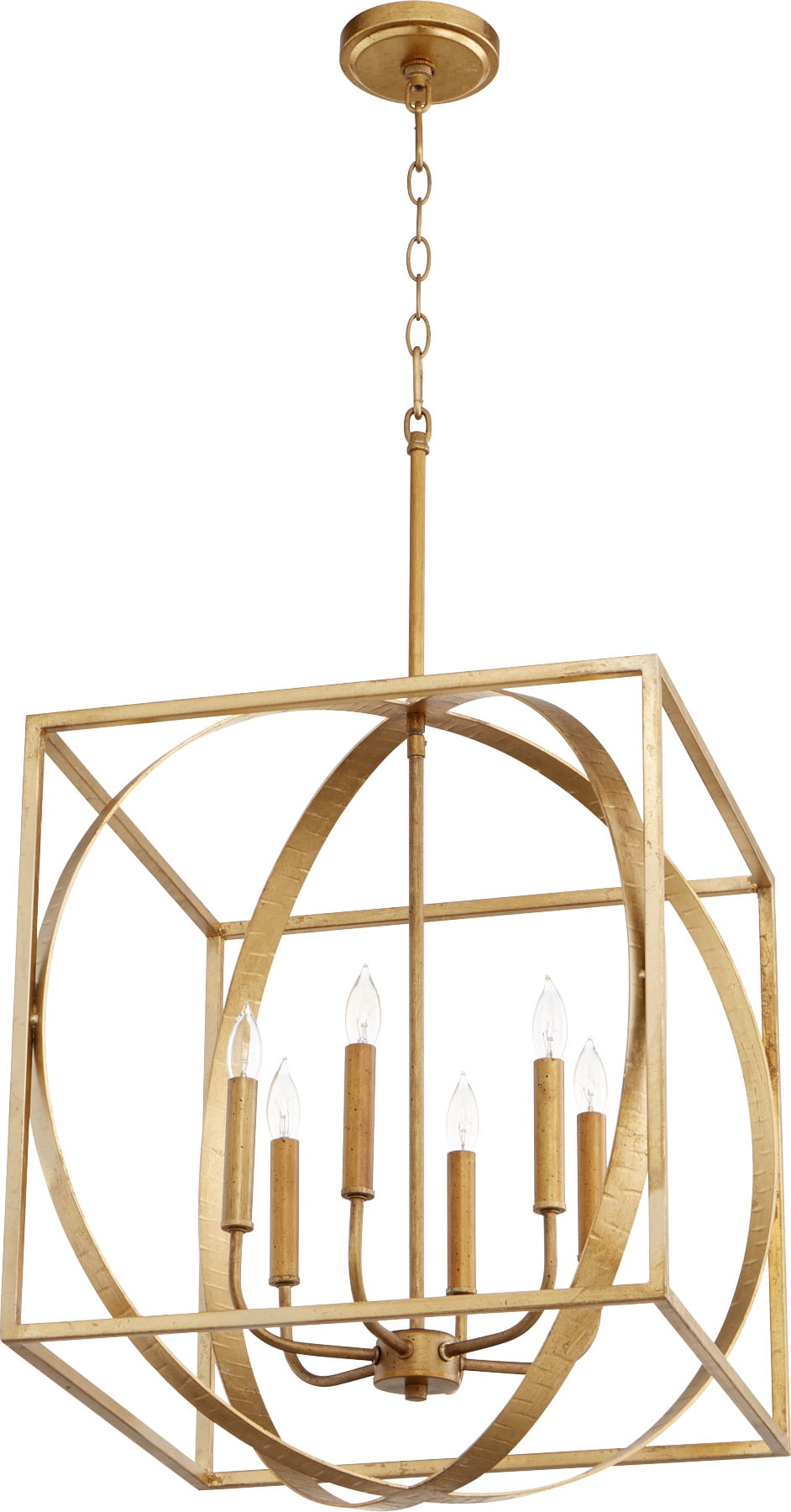 Wide Pendant - Gold 