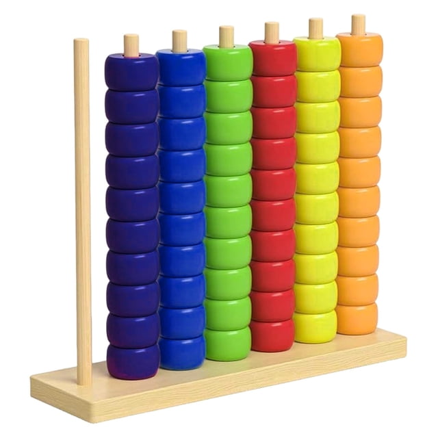 ICQOVD Color Matching Stacking Game Ring Puzzle