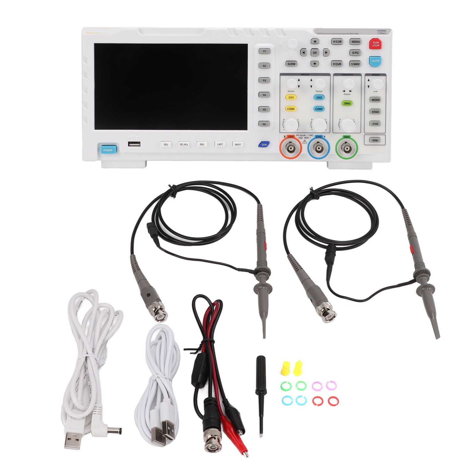 Signal Generator, Oscilloscope Color LCD For Laboratory