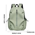 thumbnail image 3 of ZZkhGO Lightweight Stylish Backpack, Casual Student Book Bag with Multifunctional Storage, Portable Travel Daypack for College High School Commuting, Green, 3 of 7
