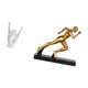 thumbnail image 5 of Escultura De Mano De Corredor Con Gesto De Rock, Figura De Arte Abstracto Moderno, Estatua Creativa De Dedos Para Decoración De Apartamento, Dormitorio, Restaurante O Entrada, 5 of 8