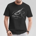 thumbnail image 2 of Guitar Art Graphic Tee Unisex Adult Cotton Music Lover T-Shirt for Guitarists or Casual Wear, Size 2XL, Color Black, 2 of 4