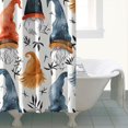 thumbnail image 4 of Multicolor Christmas Gnome Pattern Shower Curtain 72"x84" ,Bathroom Decorative Shower Curtains Set with 12 Hooks,Modern Waterproof Washable Shower Curtain, 4 of 6