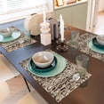 thumbnail image 6 of Placemats Set Of 4 / 6, Camouflage Print Snake Placemats For Dining Table Indoor/Outdoors Heat Resistant Washable Placemats 18" X 12", 6 of 7