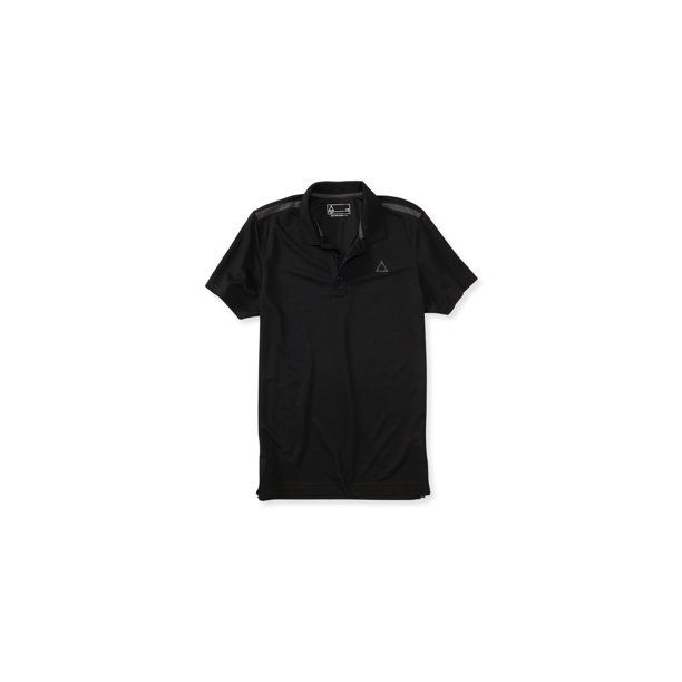 Aeropostale - Polo de rugby activo para hombre, color negro, extragrande Aeropostale polo, rugbi