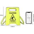 thumbnail image 2 of Jinsinto Women's Novelty Stop Logo Purse Handbag Fashion Note Catwalk Progress Crossbody, 2 of 5