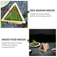 thumbnail image 3 of WRISTBIQUE Rice Dumpling Mold Rice Ball Molds Wood Color 2Pcs, 3 of 8