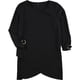 thumbnail image 1 of Blusa tipo Túnica Alfani con Puños Divididos para Mujer Negro Mediano, 1 of 1