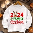 thumbnail image 5 of Conjunto de sudadera con capucha navideña informal con estampado de ciervos y Navidad para la familia de 2024, ropa navideña para el día de fiesta, 5 of 5