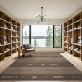 thumbnail image 2 of ODIKA 9'x12' Beige Brown Geometric Pattern Design Washable Area Rug Modern Motif for Master Suite, California King, Under Bed, Non-Shedding, Easy Care, 2 of 7