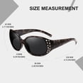 thumbnail image 4 of Gafas de Sol Polarizadas para Mujer HAOLOTA con Pedrería y Protección UV400, 4 of 7